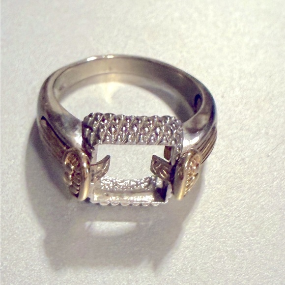 Caerleon 14K yellow/white gold interchangeable ring